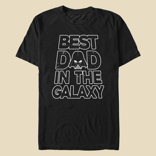 Men's Star Wars Galaxy Dad TEXT T-Shirt