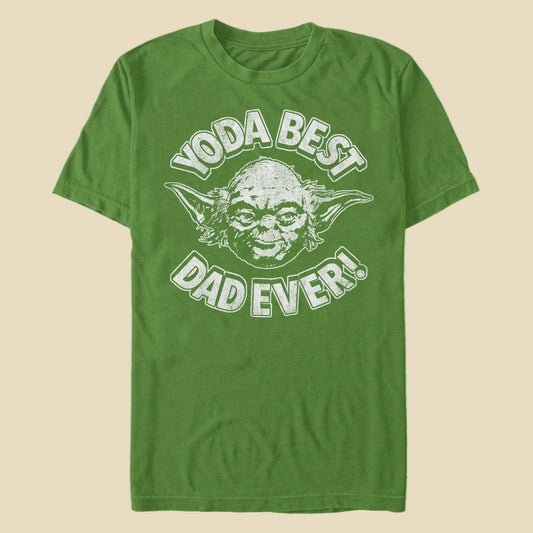Men's Star Wars Yoda Best Dad T-Shirt