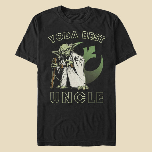 Men's Star Wars Yoda Best Uncle T-Shirt