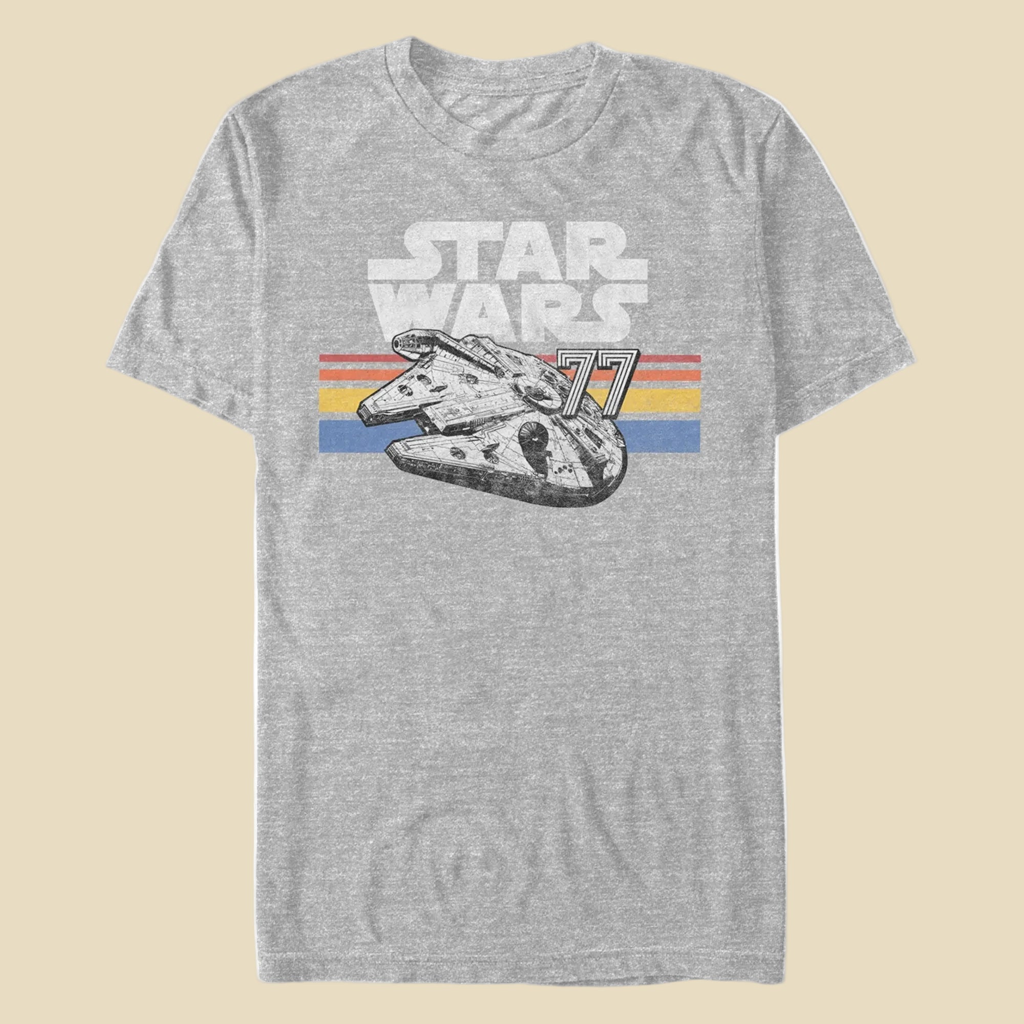 Men's Star Wars Vintage Falcon Stripes T-Shirt