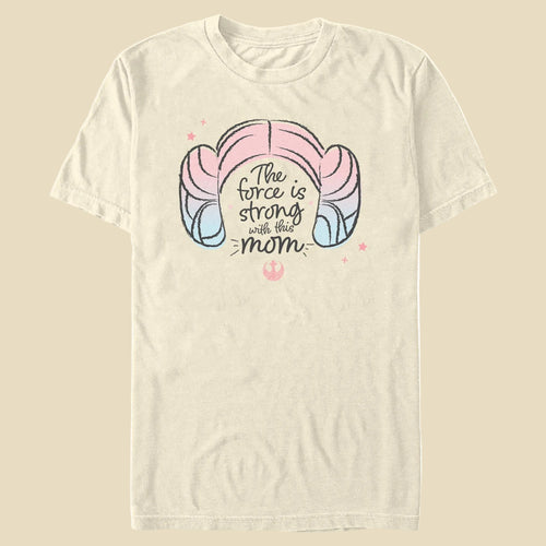 Men's Star Wars The Force Is Strong With This Mom T-Shirt