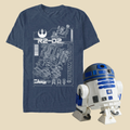 R2-D2 Bundle - Officially Licensed T-Shirt and Nerd Factories Exclusive Tubby Buddy
